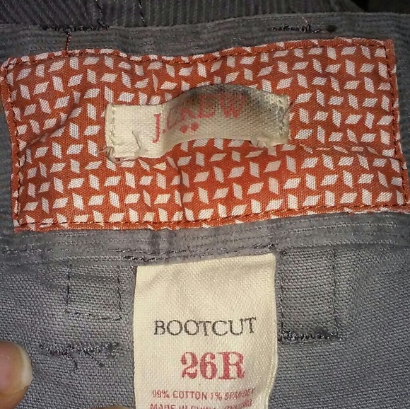 J. Crew Grey Coudoury Boot Cut - Picture 3 of 5